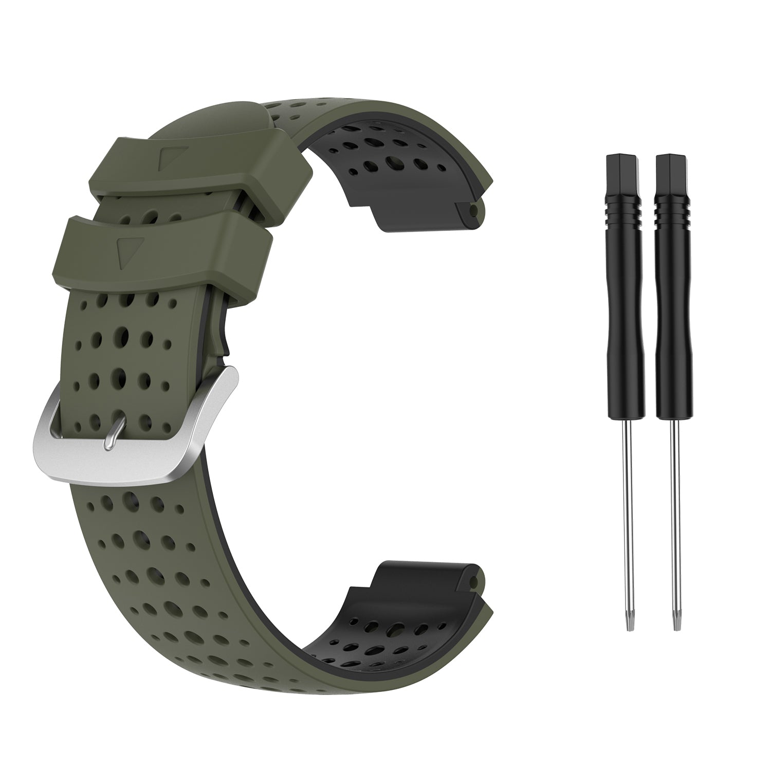 Two Color Silicone Watch Strap Bracelet Wristband Replacement for Garmin Forerunner 735XT 620 630 220 230 235 Two Color Silicone Watch Strap Bracelet Wristband Replacement for Garmin Forerunner 735XT 620 630 220 230 235